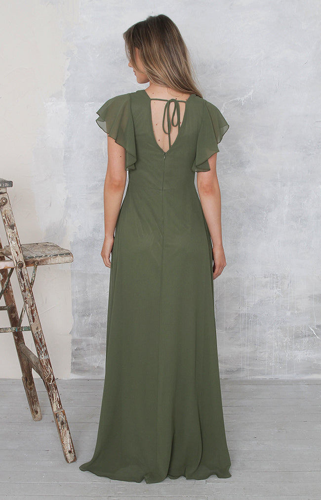 Maye Gown - Olive 0122