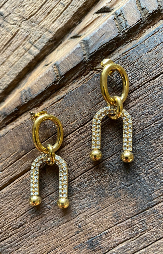 Hessa Earrings - Golden