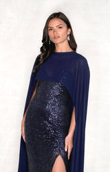 Rian Sequin Gown - Midnight