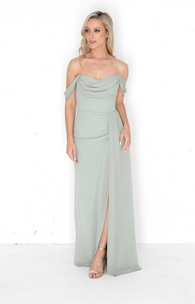 Austen Chiffon Gown