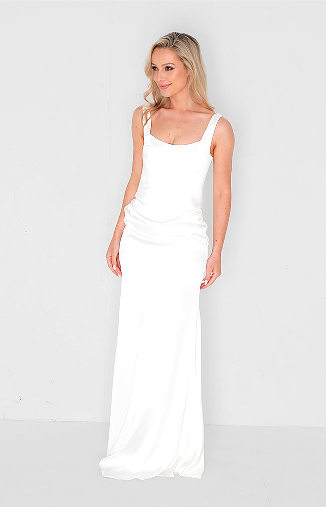 Harlow Corset Top  - Ivory