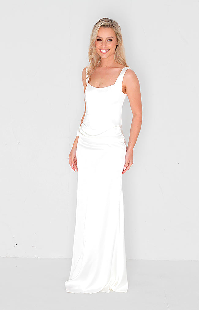 Harlow Corset Top  - Ivory