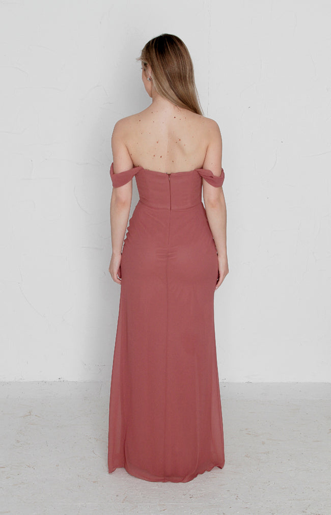Austen Gown - Marsala