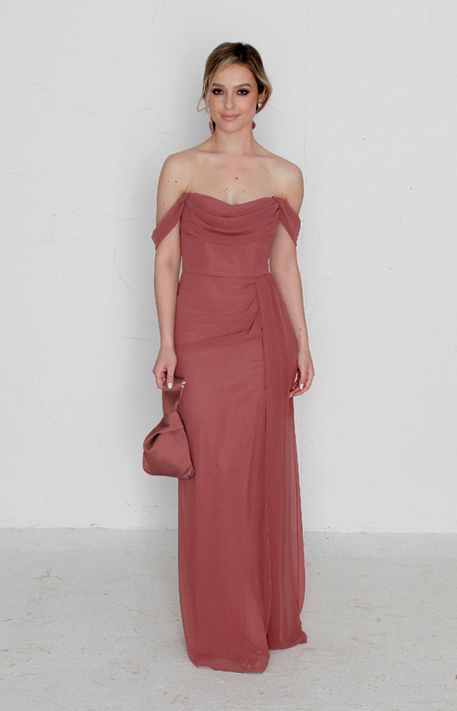 Austen Gown - Marsala