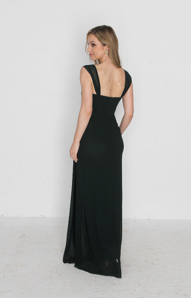 Austen Gown - Forest Green