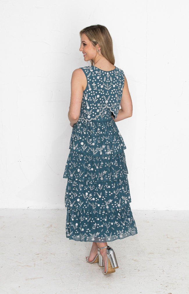 Rebecca Dress - Teal