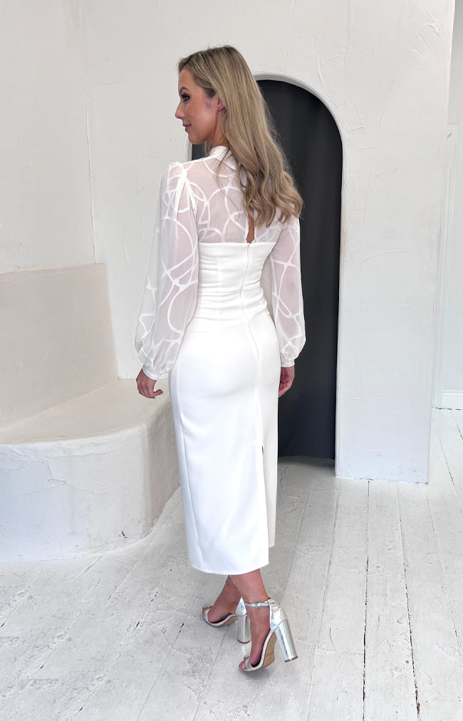 Eleanor Dress  - Ivory