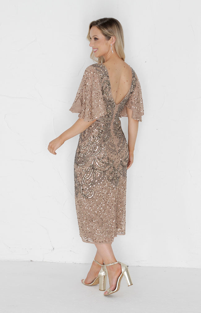 Gwen Dress - Antique Gold