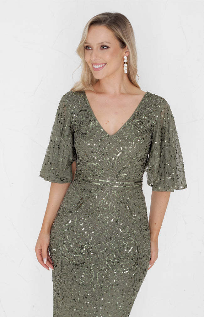 Gwen Dress - Olive