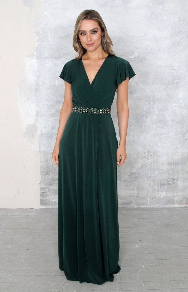 Terra Gown - Forest Green 0223