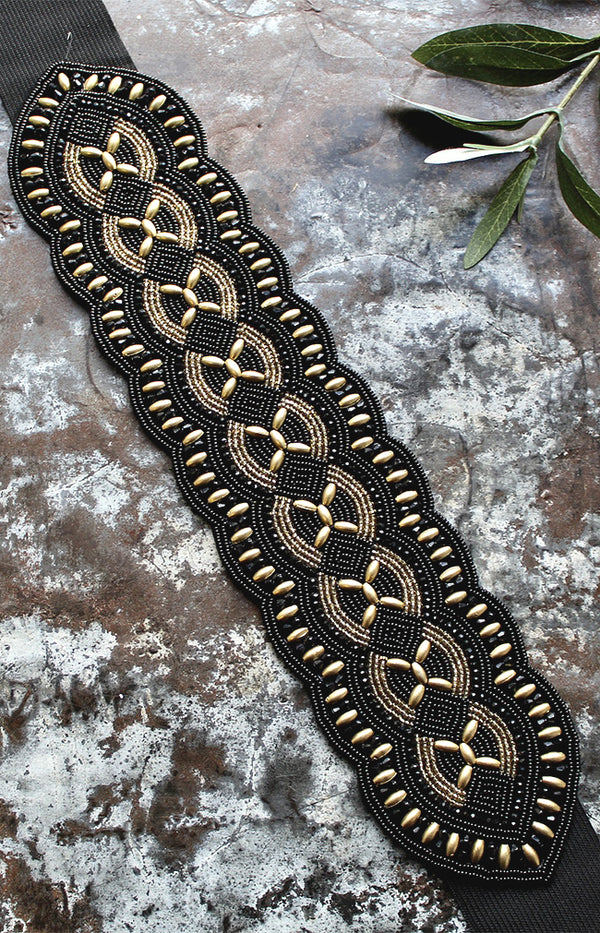 Luz Belt - Black/Gold