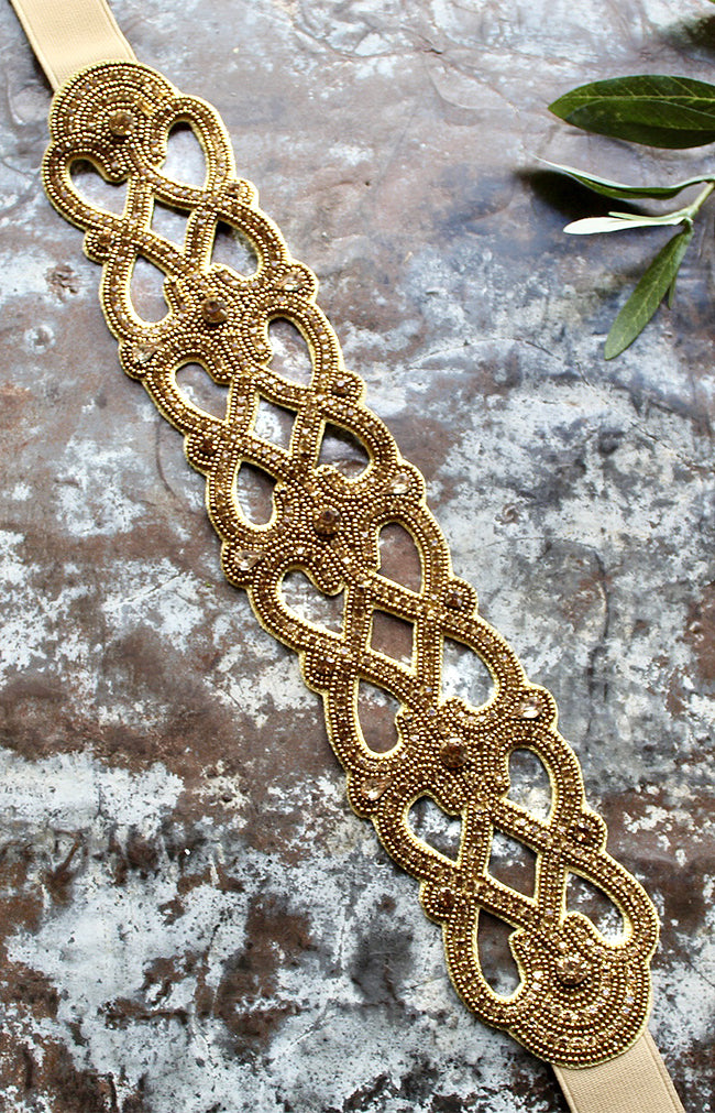 Skyler Belt - Antique Gold