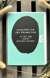 Congrats on your Promo Greeting Card
