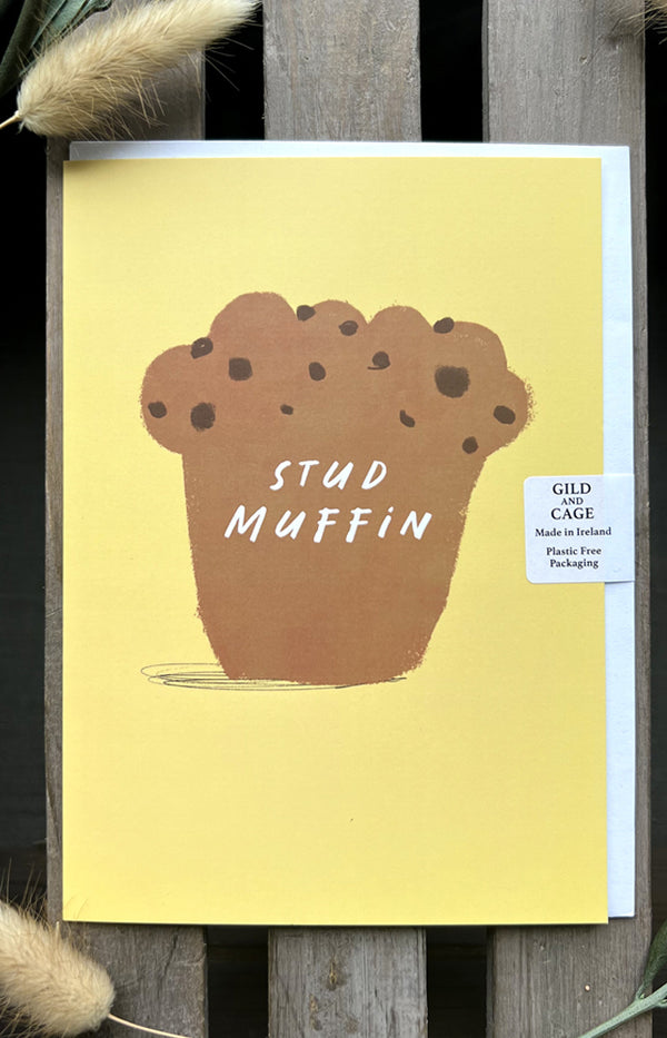 Stud Muffin Greeting Card