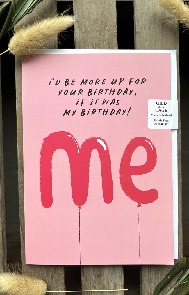 Your Birthday, My Birthday Greeting Card