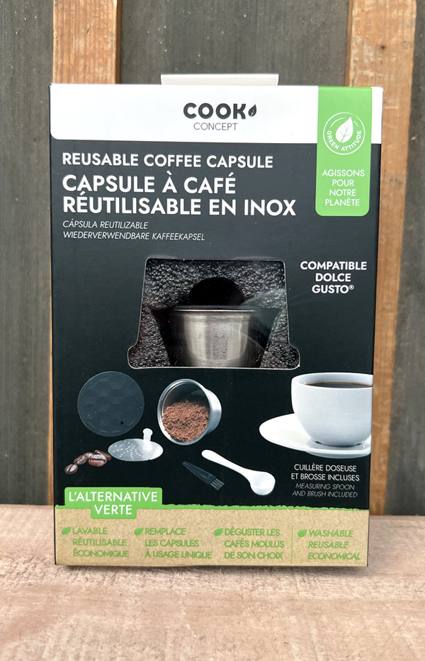 Reusable Dulce Gusto coffee capsule
