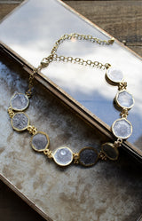 Indie Necklace - Gold/Silver Grey