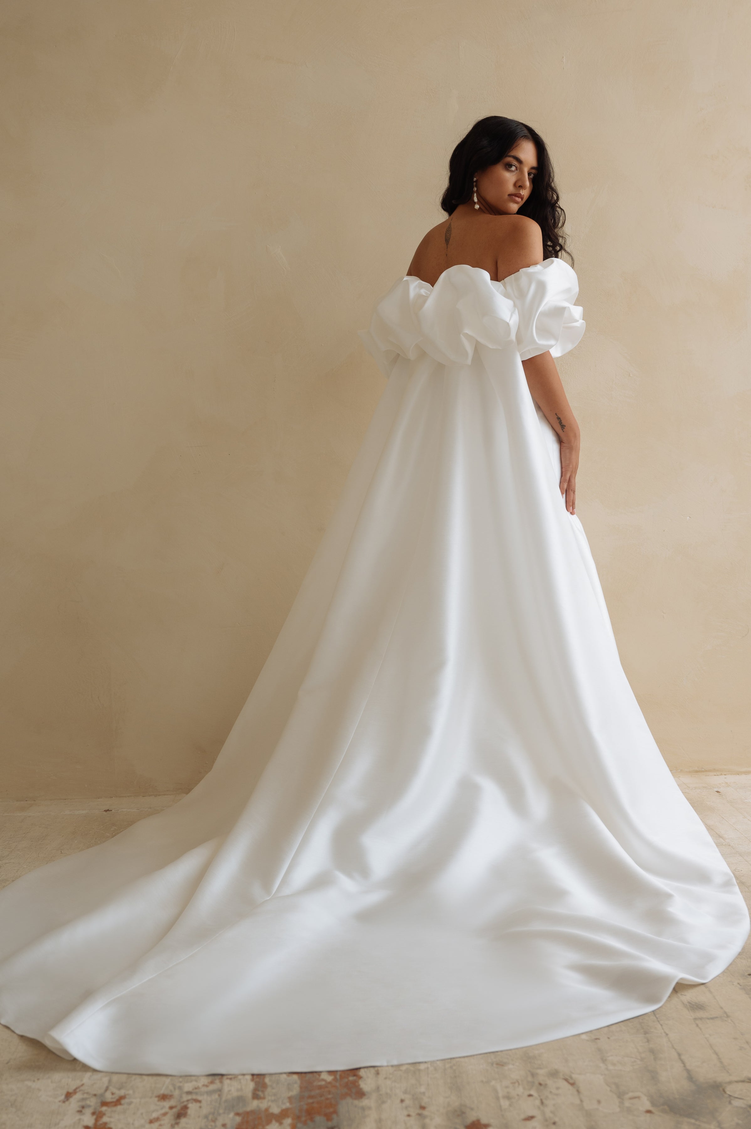 Lucia Bridal Gown (Jewel Cape)