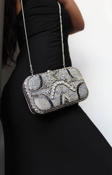 Maya Handbag - Pewter/Light Silver