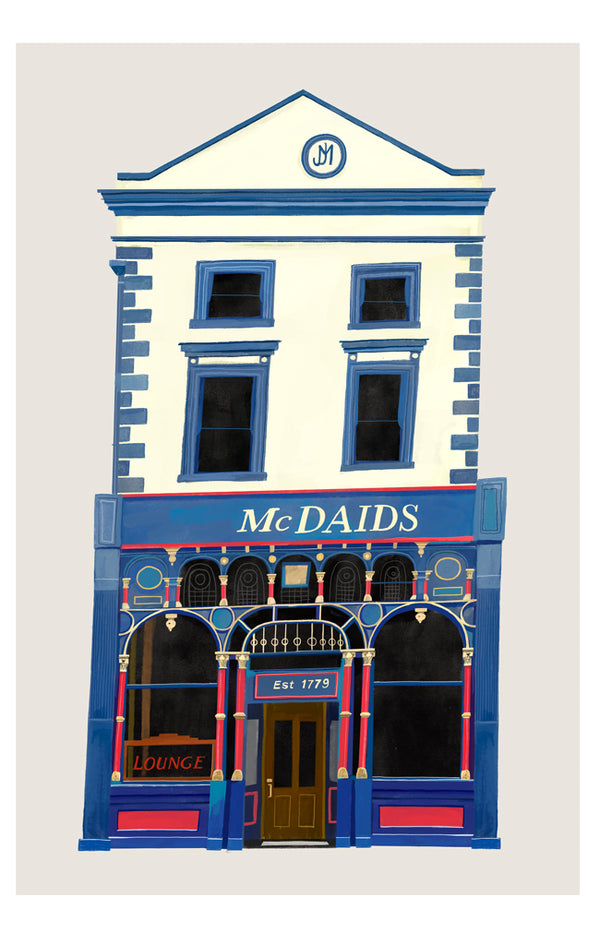 McDaids Pub Art Print