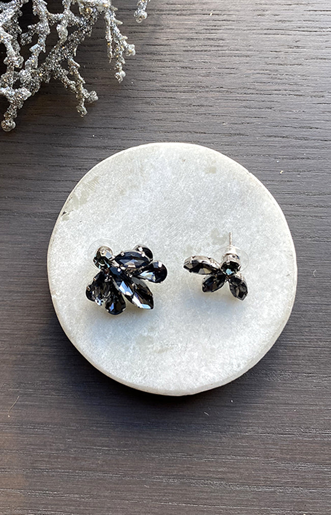 Orla Earrings - Smokey Pewter