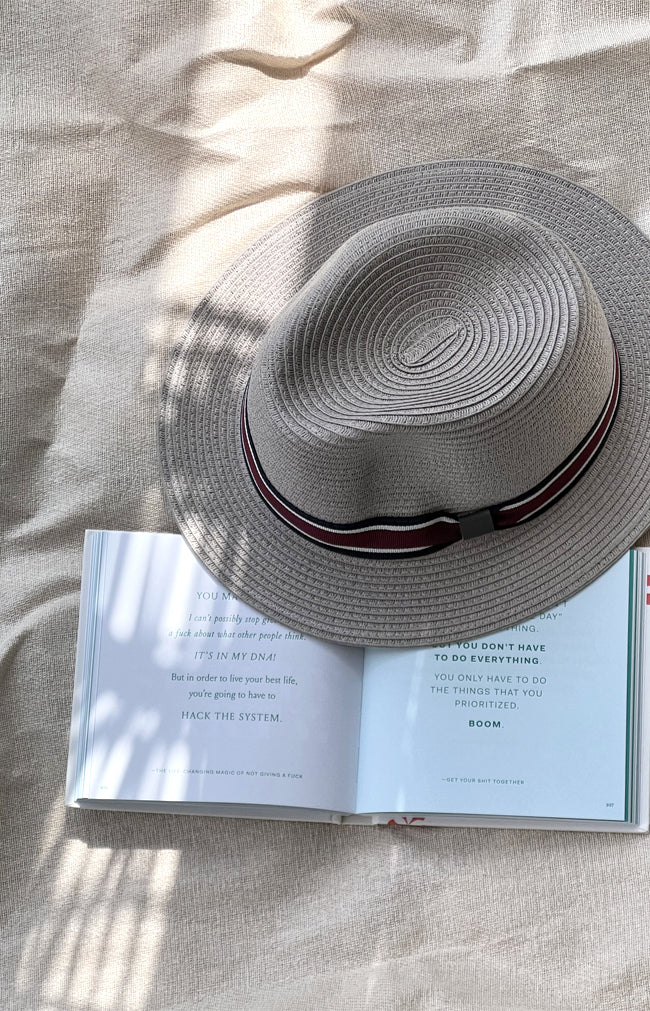 Bronte Summer Collection Fedora - Grey