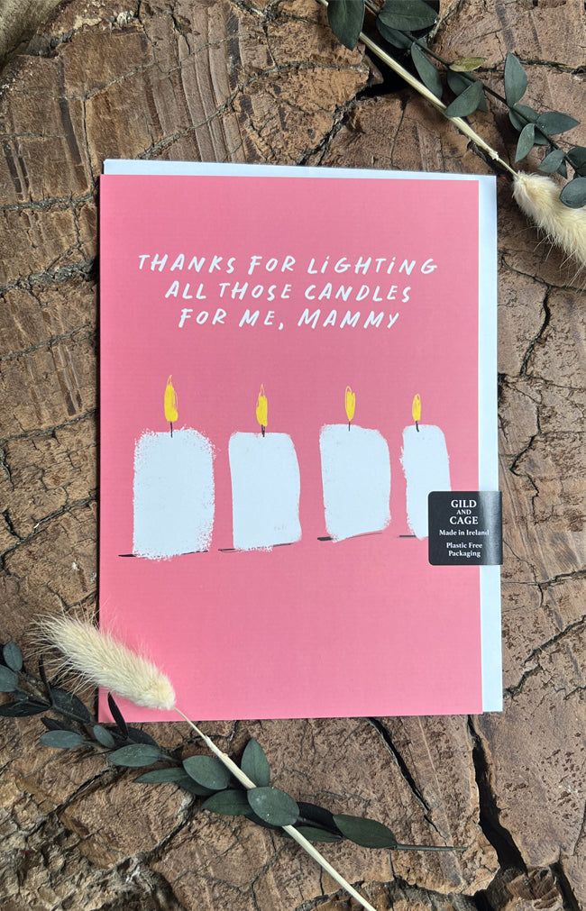 Candles, Mammy Greeting Card