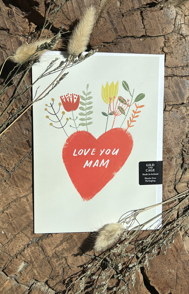 Love you Mam Greeting Card