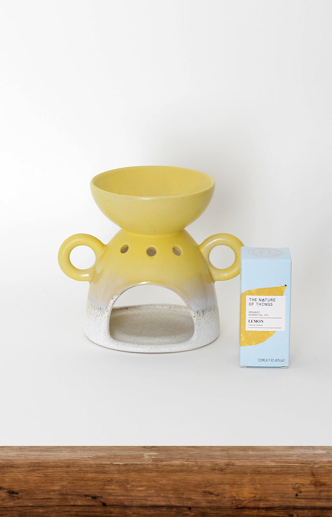 Essential Oil and Burner Set  - Lemon