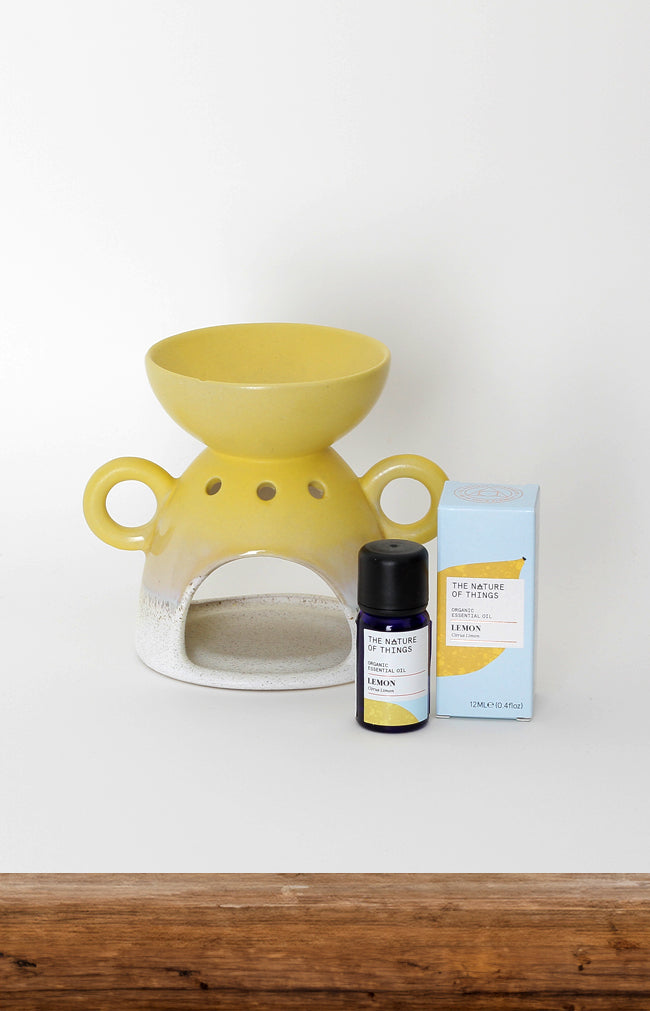 Essential Oil and Burner Set  - Lemon