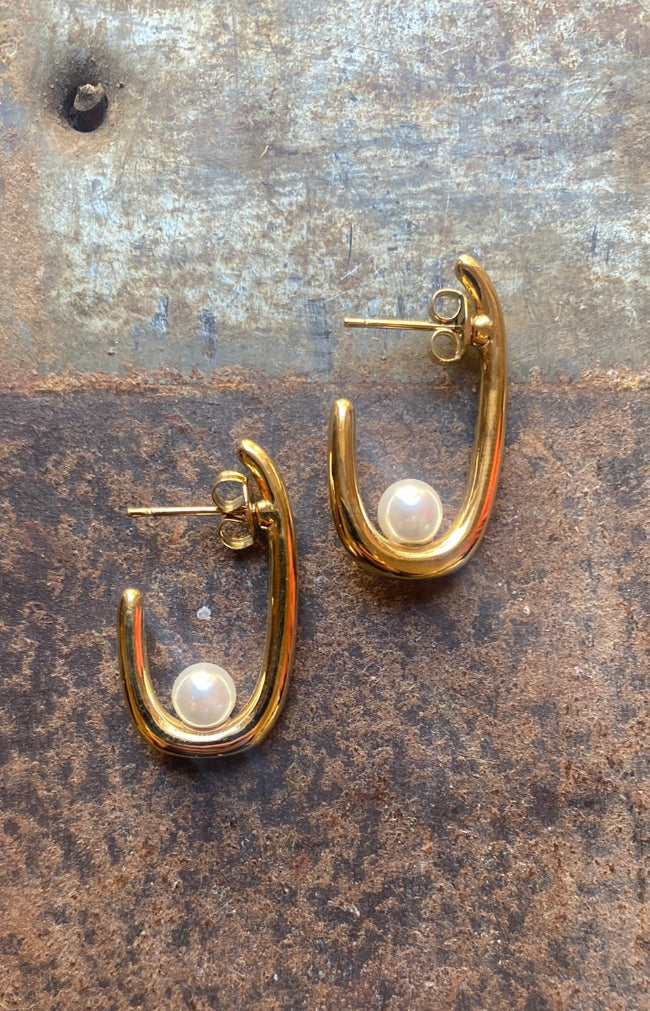 Aara Earrings - Gold Plated