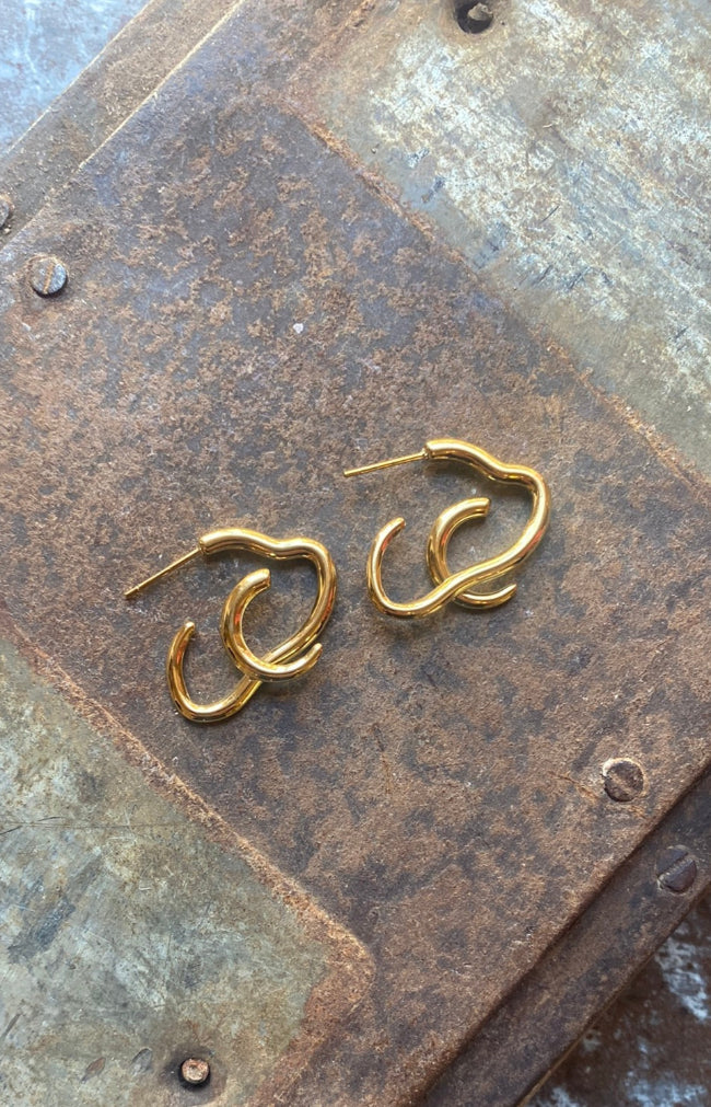 Narciso Earrings - Gold Plated