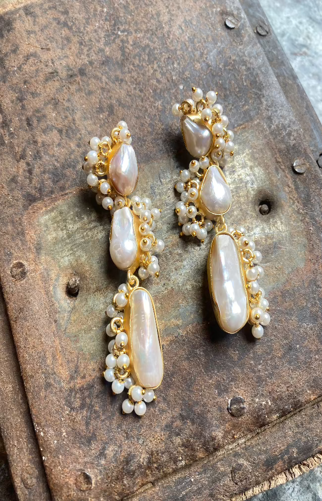 Nassau Earrings  - Limited Edition Pearls