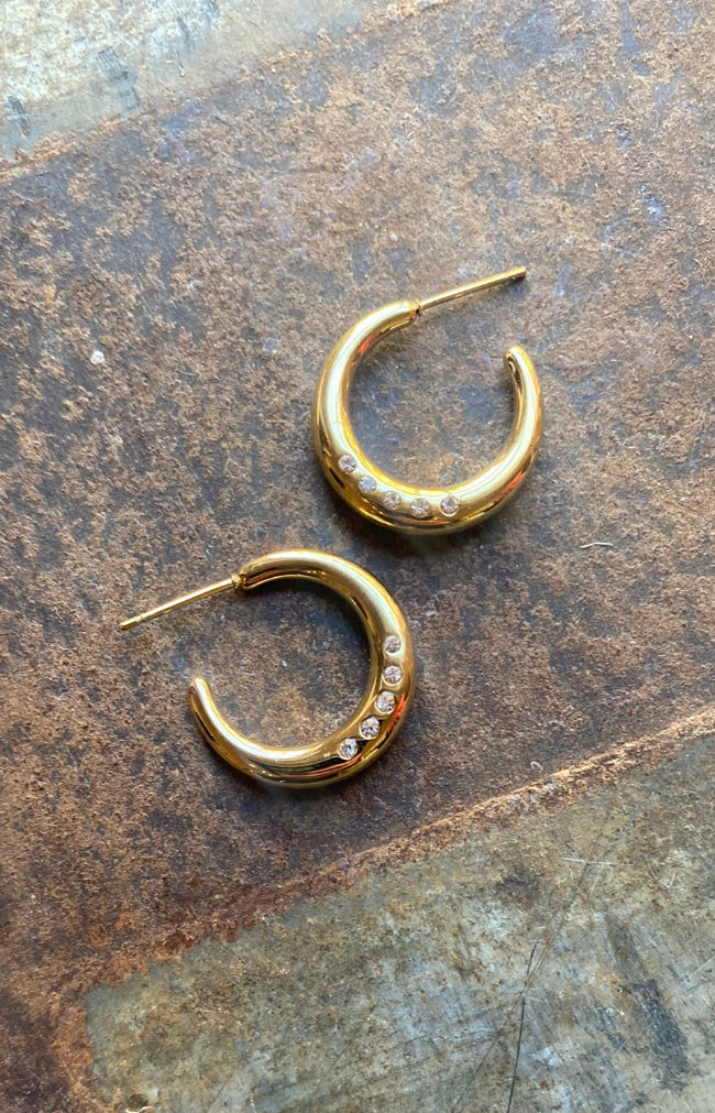 Orquidea Earrings - Gold Plated