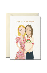Together We Shine - Greeting Card