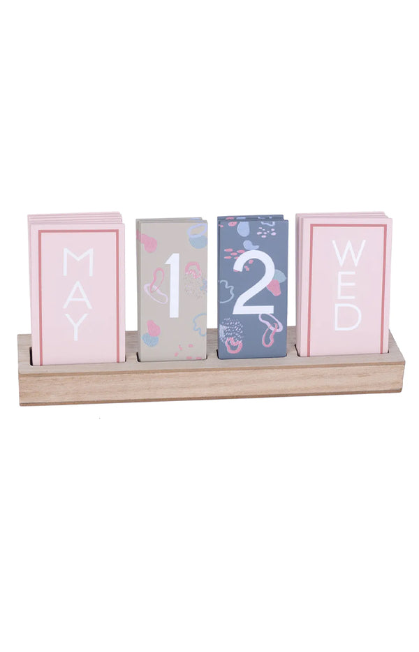 Wooden Perpetual Calendar Shapes