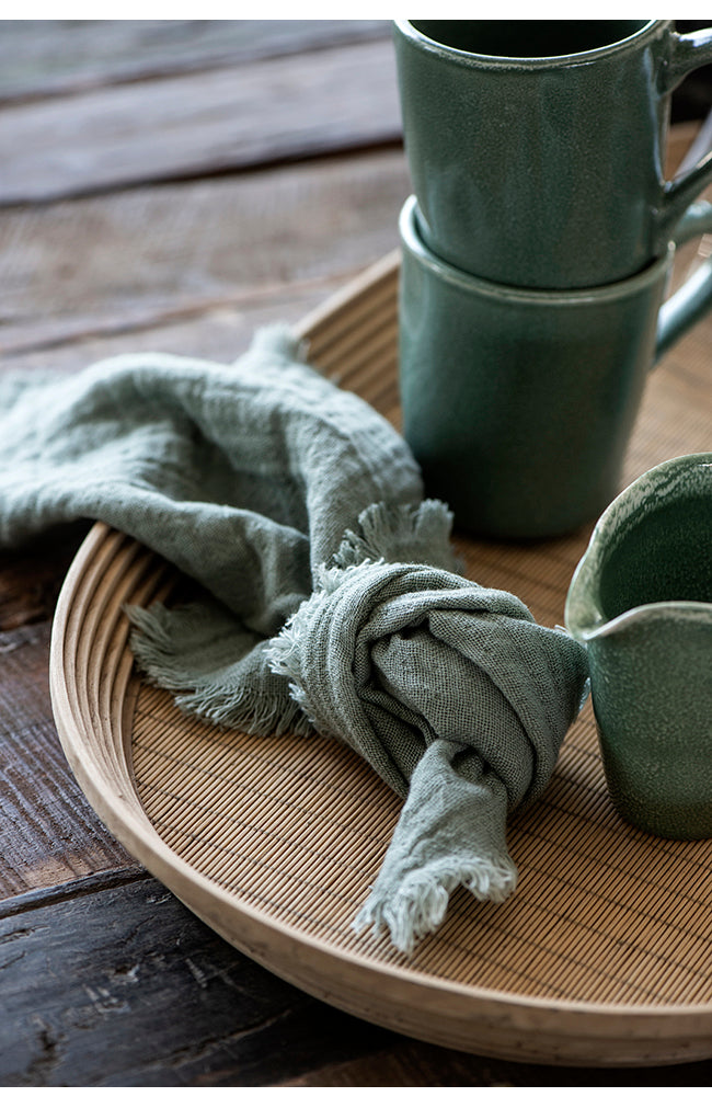 Double Weave Napkin - Dusty Green