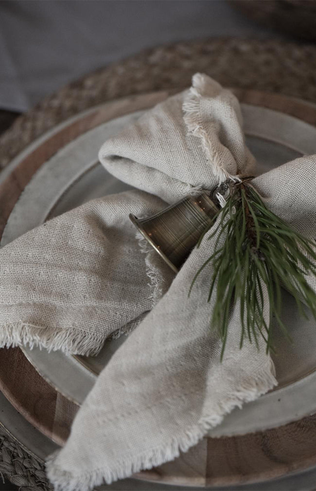 Napkin - Double weave - Sand