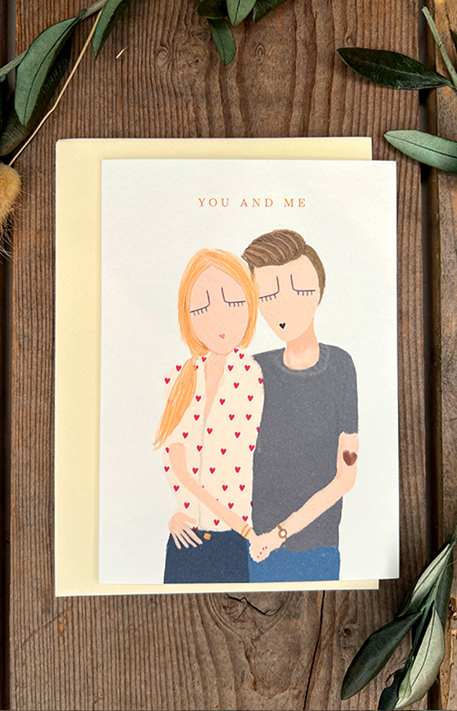 You and Me - Greeting Card