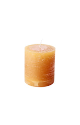 Cote Nord Pillar Candle - Ocra - H7.5xD7cm