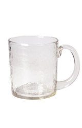 Lavandou hammered glass mug