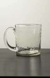Lavandou hammered glass mug