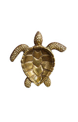 Golden turtle trinket tray