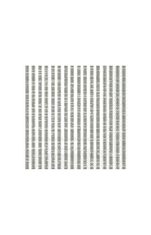 Napkin w/ Stripes - Olive