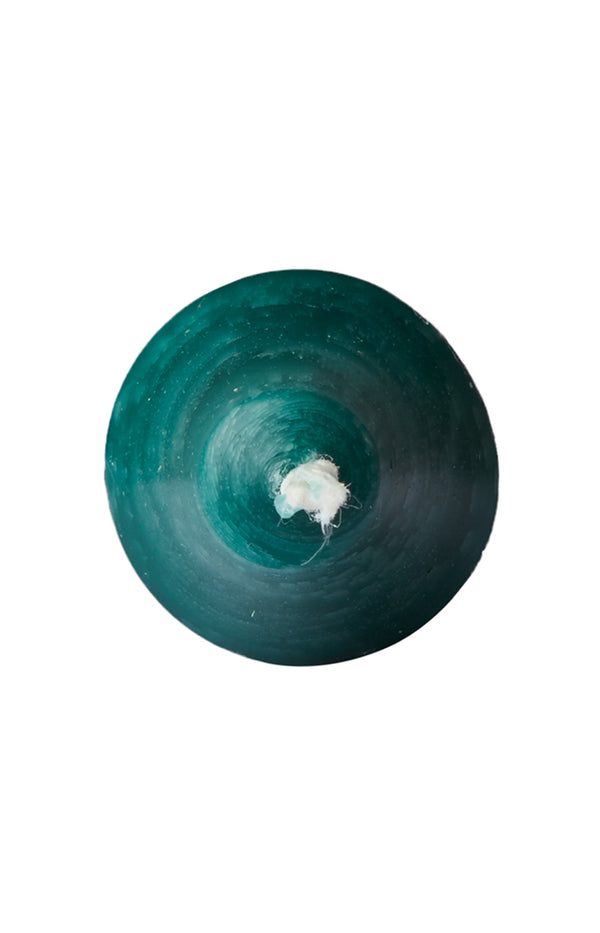 Rustic Candle - D2.2xH18cm - Dark Green