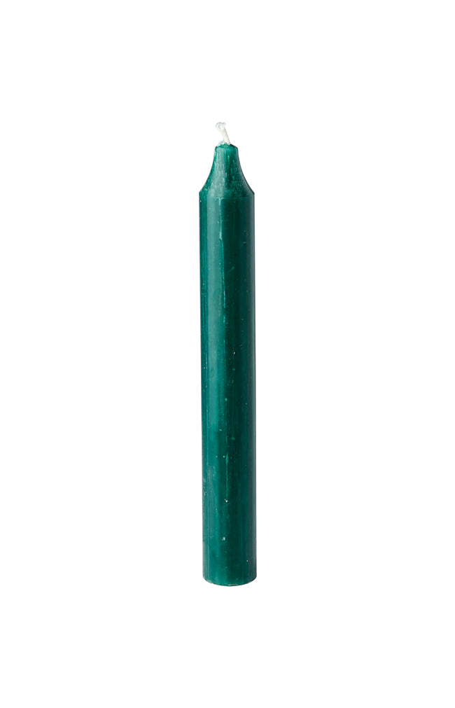 Rustic Candle - D2.2xH18cm - Dark Green