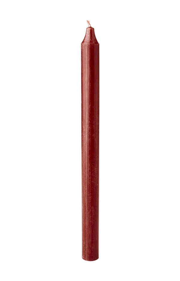 Rustic Candle - D2.2xH29cm - Bordeaux