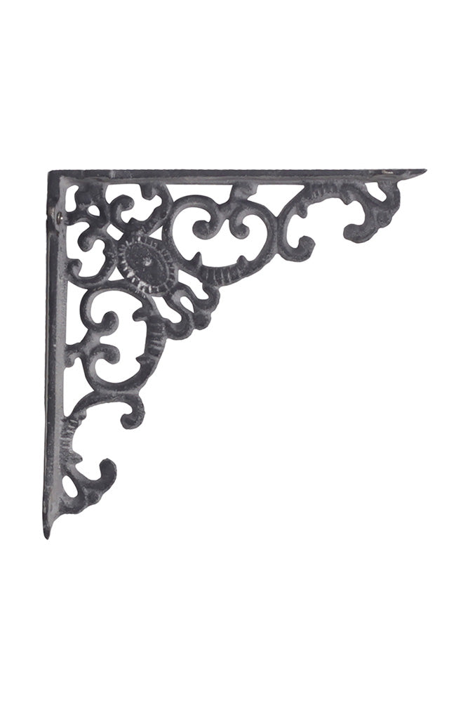 Laurent Shelf Bracket monogram - antique grey