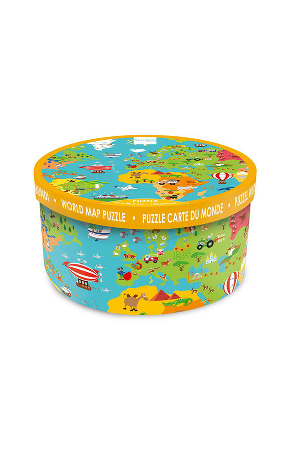 Puzzle World Map