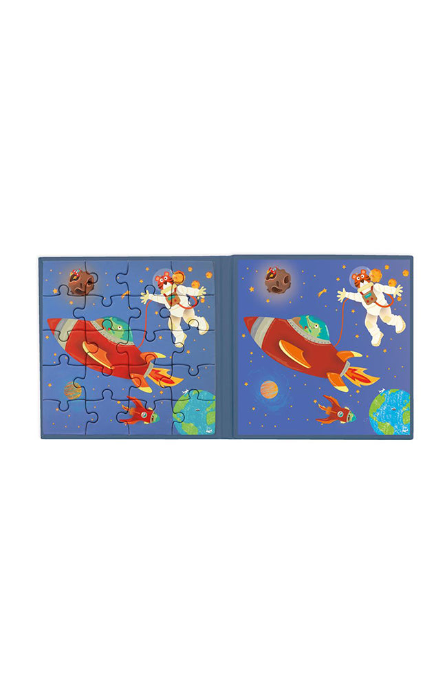 Magnetic Puzzle Book - Space